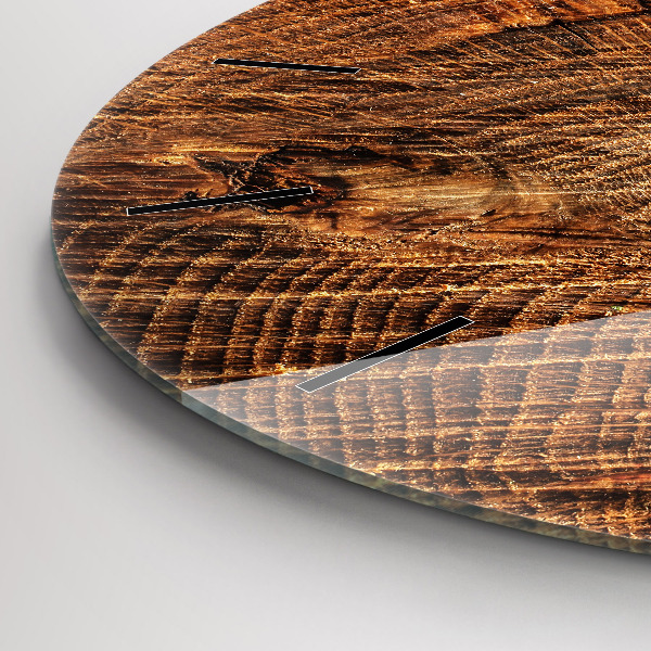 Kerek fali üvegóra Öreg fatönk