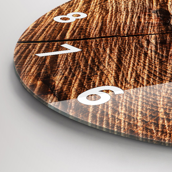 Kerek fali üvegóra Dekoratív fa