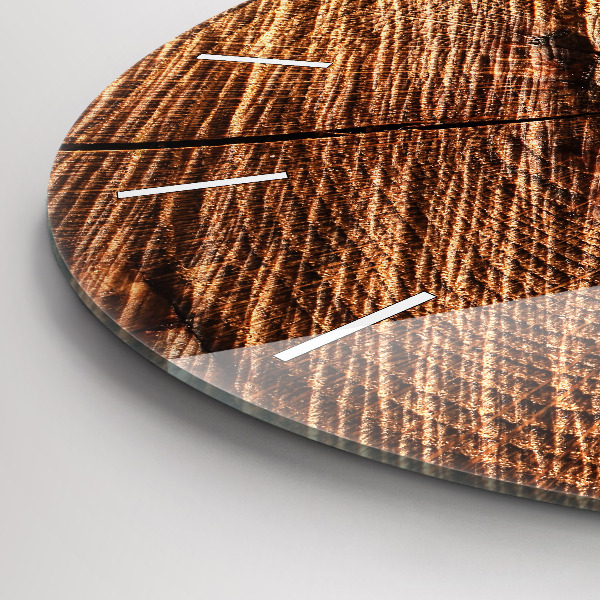 Kerek fali üvegóra Dekoratív fa