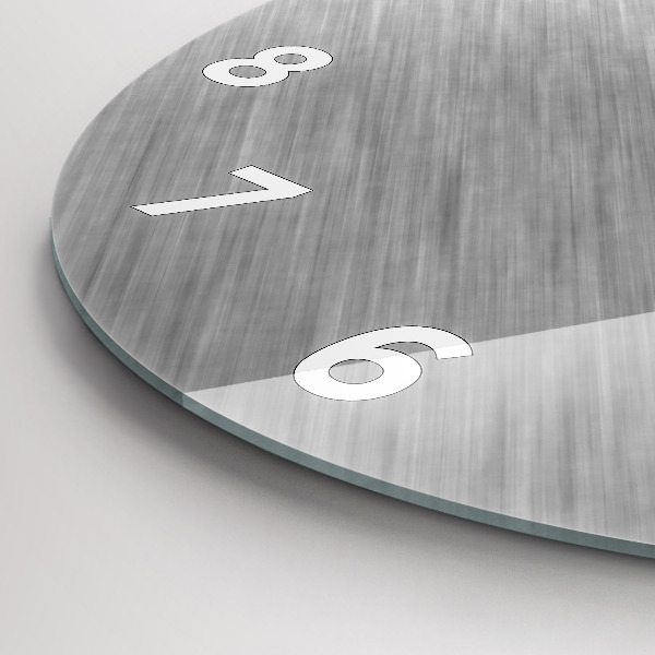 Kerek fali üvegóra Fém fal