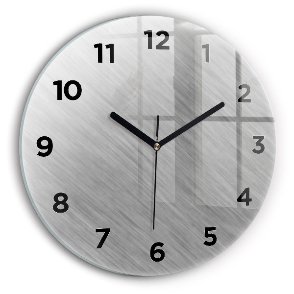 Kerek fali üvegóra Fém fal