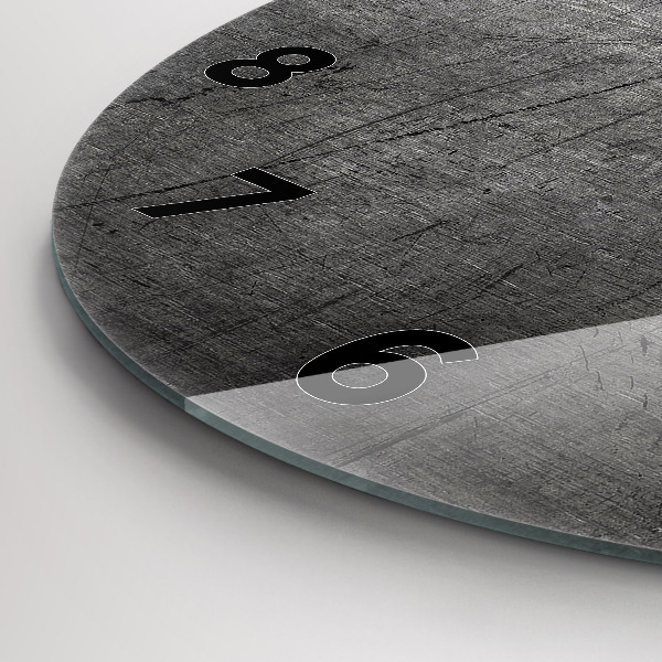 Kerek fali üvegóra Fém fal