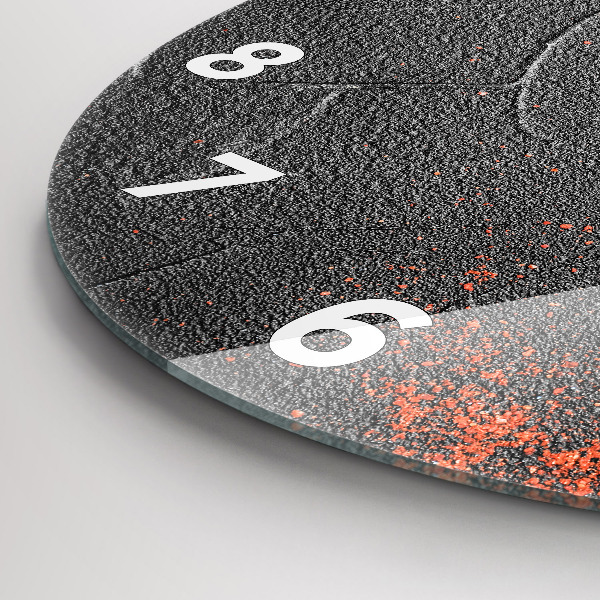 Kerek fali üvegóra Piros paprika