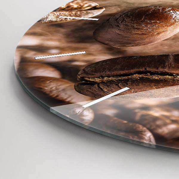 Kerek fali üvegóra Kávébab