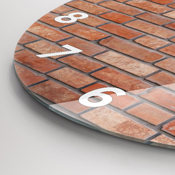 Kerek fali üvegóra Téglafal