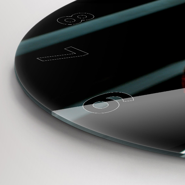 Kerek fali üvegóra Egy üveg bor