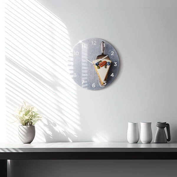 Kerek fali üvegóra Egy szelet tortát