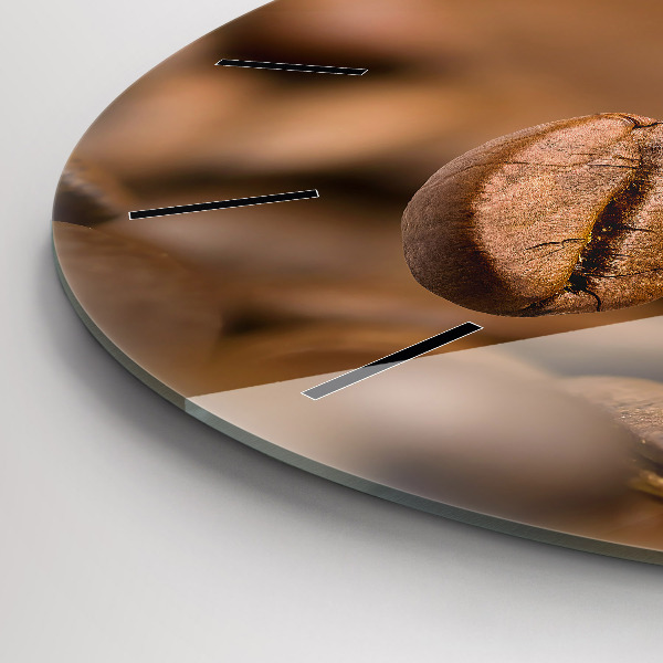 Kerek fali üvegóra Absztrakt színek