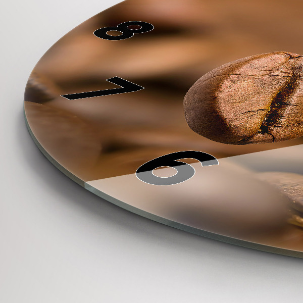 Kerek fali üvegóra Absztrakt színek