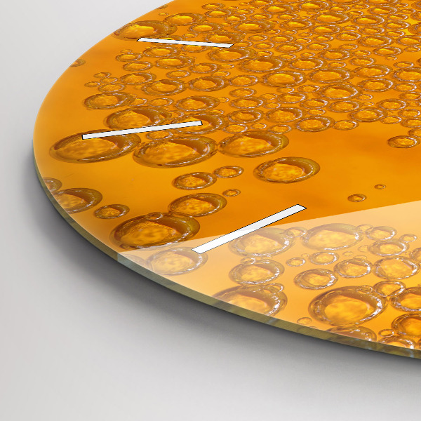 Kerek fali üvegóra Sör habbal