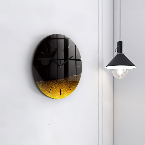 Kerek fali üvegóra Narancslé