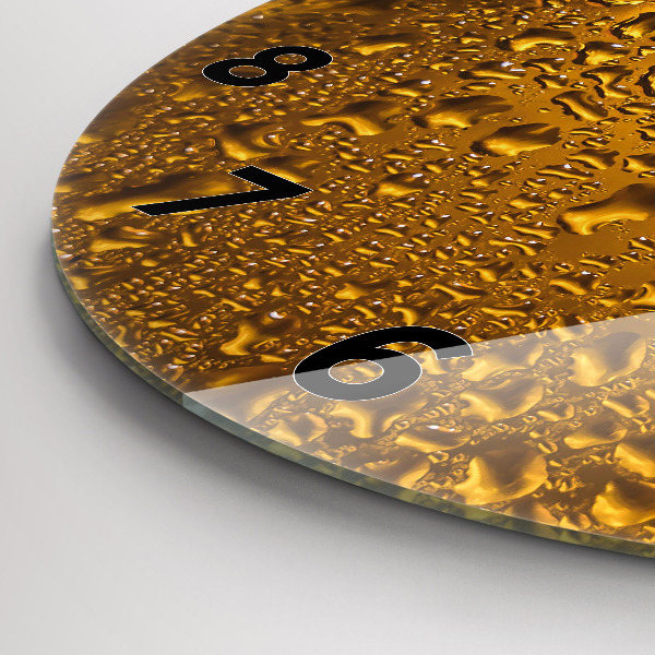 Kerek fali üvegóra Egy korsó sört