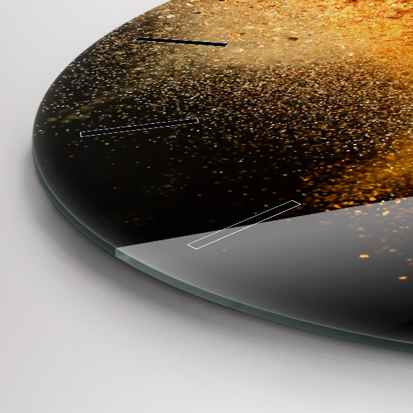 Kerek fali üvegóra Szétszórt fűszerek