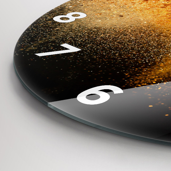 Kerek fali üvegóra Szétszórt fűszerek