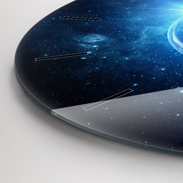 Kerek fali üvegóra Föld és galaxis – NASA