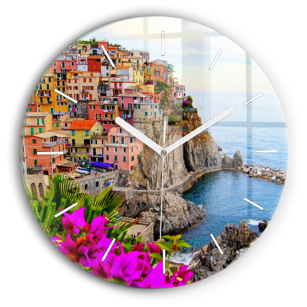 Kerek fali üvegóra Cinque Terre-part