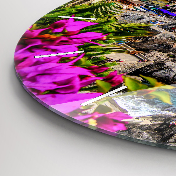 Kerek fali üvegóra Cinque Terre-part