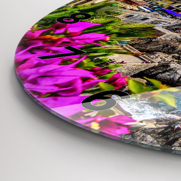 Kerek fali üvegóra Cinque Terre-part