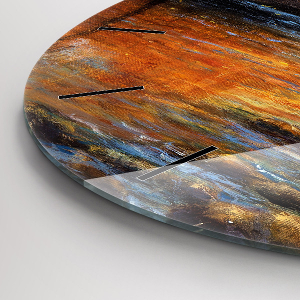 Kerek fali üvegóra Művészi művészet