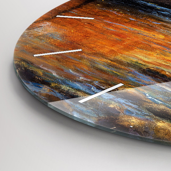 Kerek fali üvegóra Művészi művészet