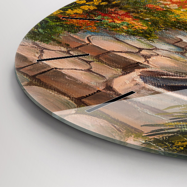 Kerek fali üvegóra Olaj összetétele az erdőben