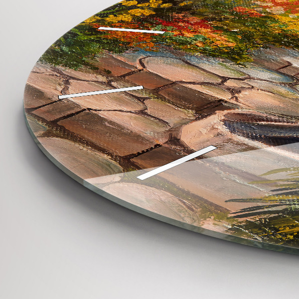 Kerek fali üvegóra Olaj összetétele az erdőben