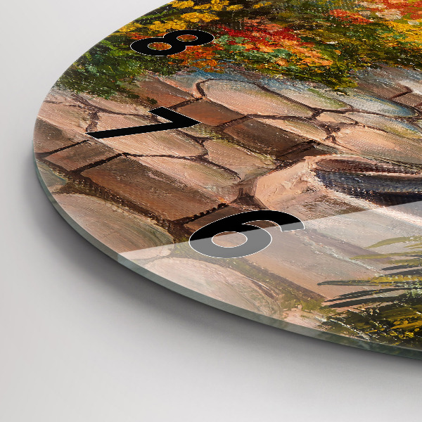 Kerek fali üvegóra Olaj összetétele az erdőben