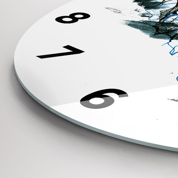 Kerek fali üvegóra A madarak szabadsága és természete