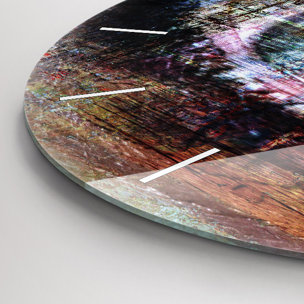 Kerek fali üvegóra Street Art Eye