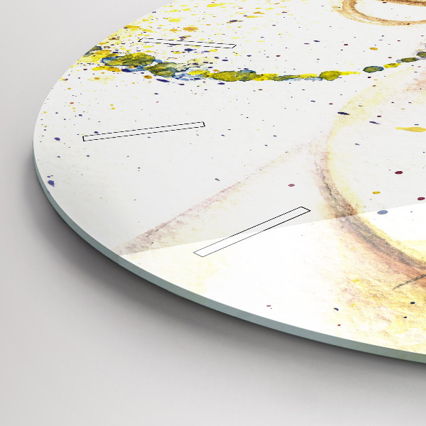 Kerek fali üvegóra Egy titokzatos nő portréja