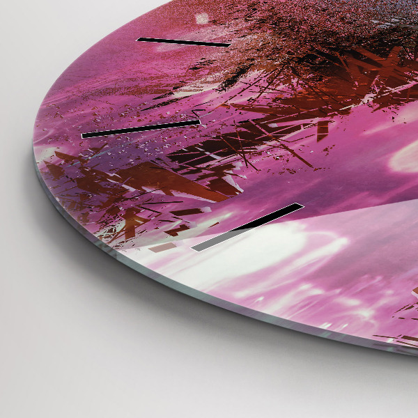 Kerek fali üvegóra Kibertér