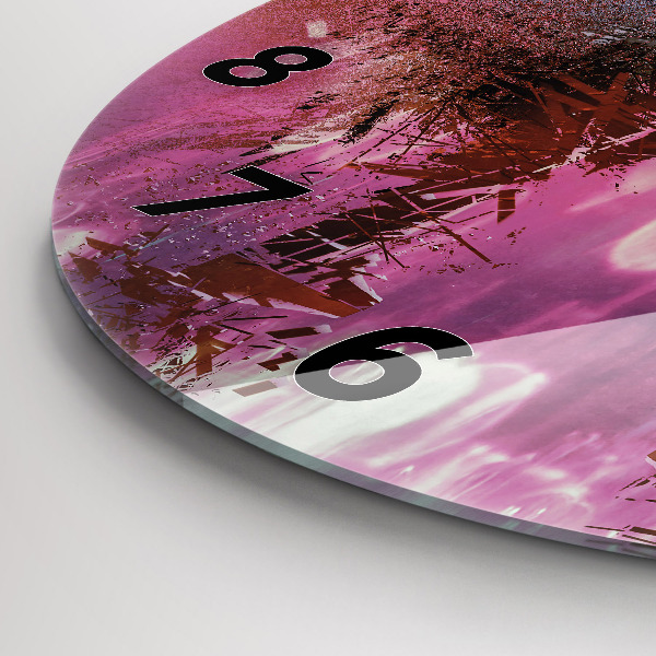 Kerek fali üvegóra Kibertér