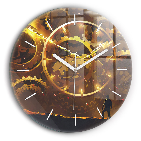 Kerek fali üvegóra Idő – Mechanizmus