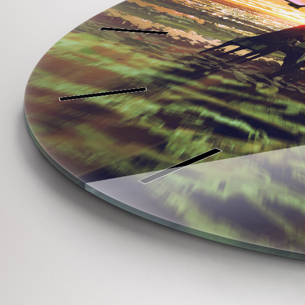 Kerek fali üvegóra Koncert a tengerparton