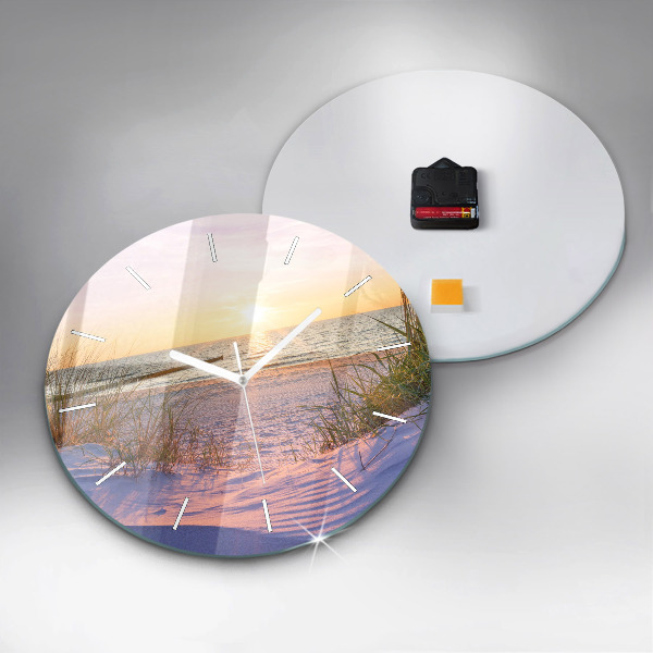 Kerek fali üvegóra Lengyel Napos-tenger