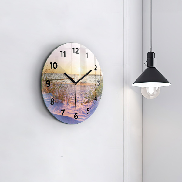 Kerek fali üvegóra Lengyel Napos-tenger