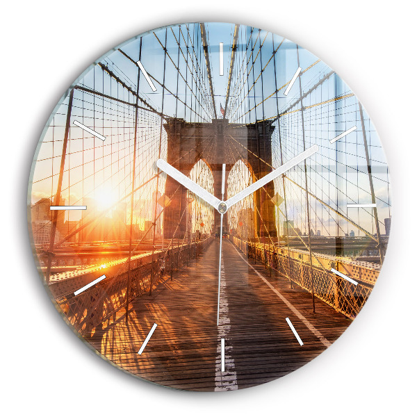 Kerek fali üvegóra Brooklyn Bridge NYC
