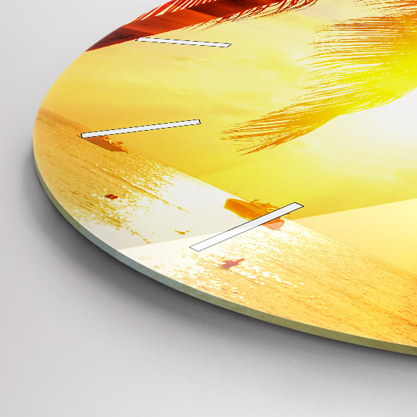 Kerek fali üvegóra Ünnepek Pihenés