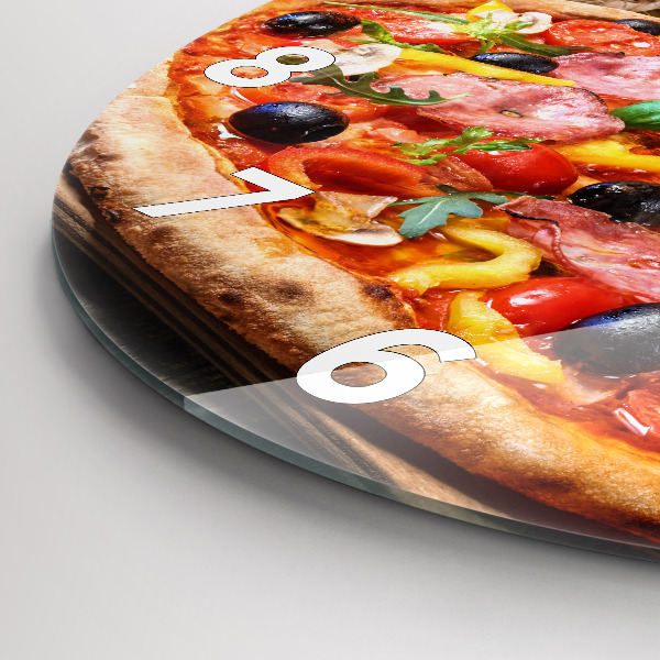 Kerek fali üvegóra Olaszország kulináris szíve