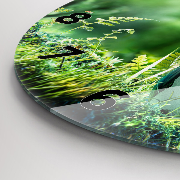 Kerek fali üvegóra Földgolyó