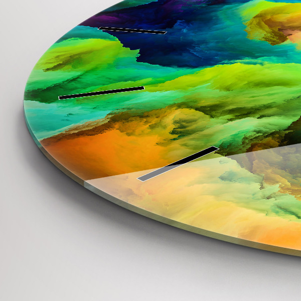 Kerek fali üvegóra Fraktál textúra