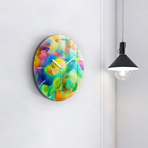 Kerek fali üvegóra Fraktál textúra