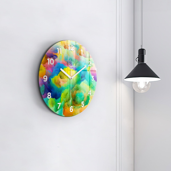 Kerek fali üvegóra Fraktál textúra