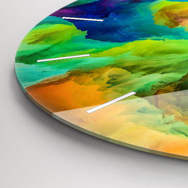 Kerek fali üvegóra Fraktál textúra