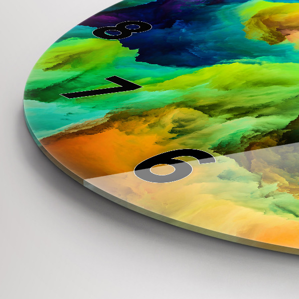 Kerek fali üvegóra Fraktál textúra