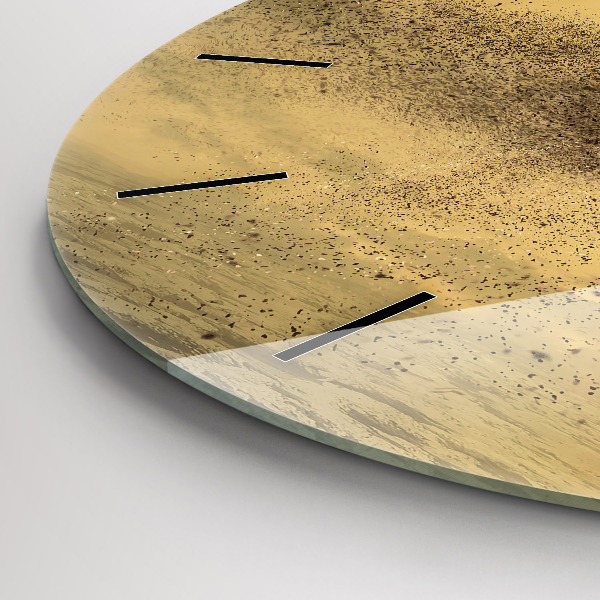 Kerek fali üvegóra Nő az ábrán