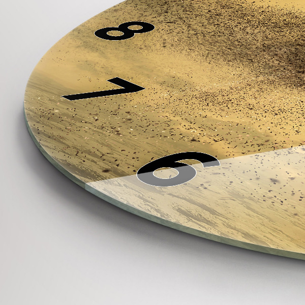 Kerek fali üvegóra Nő az ábrán