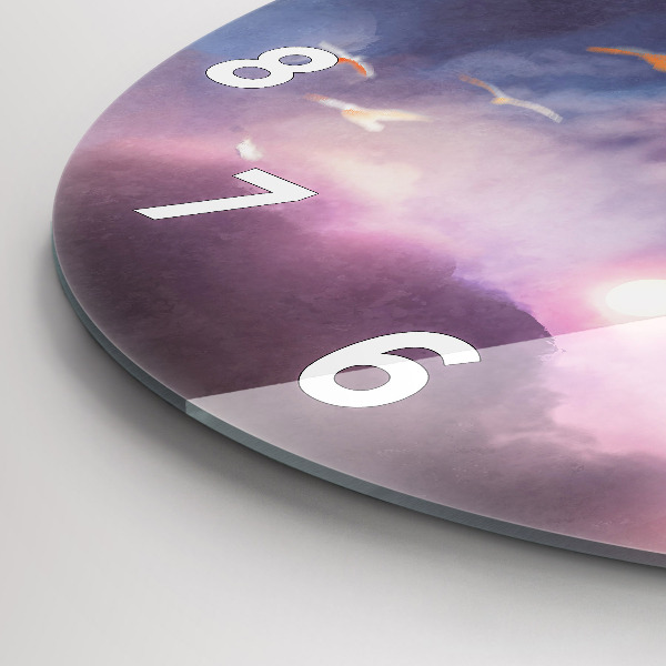 Kerek fali üvegóra Szárnyú fiú