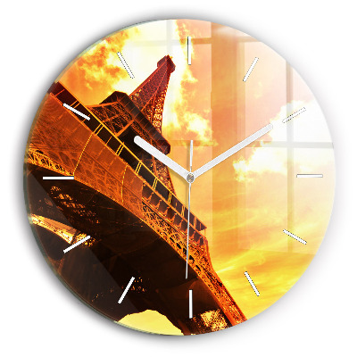 Kerek fali üvegóra Az Eiffel-torony Párizsban