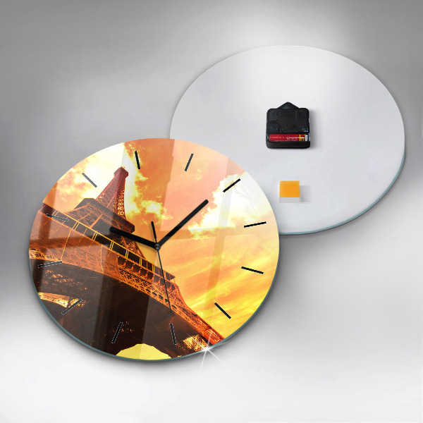 Kerek fali üvegóra Az Eiffel-torony Párizsban